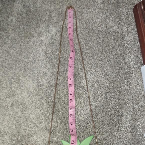 Small Pineapple Crossbody Bag - Yellow Green Cutout - Picture 11 of 14